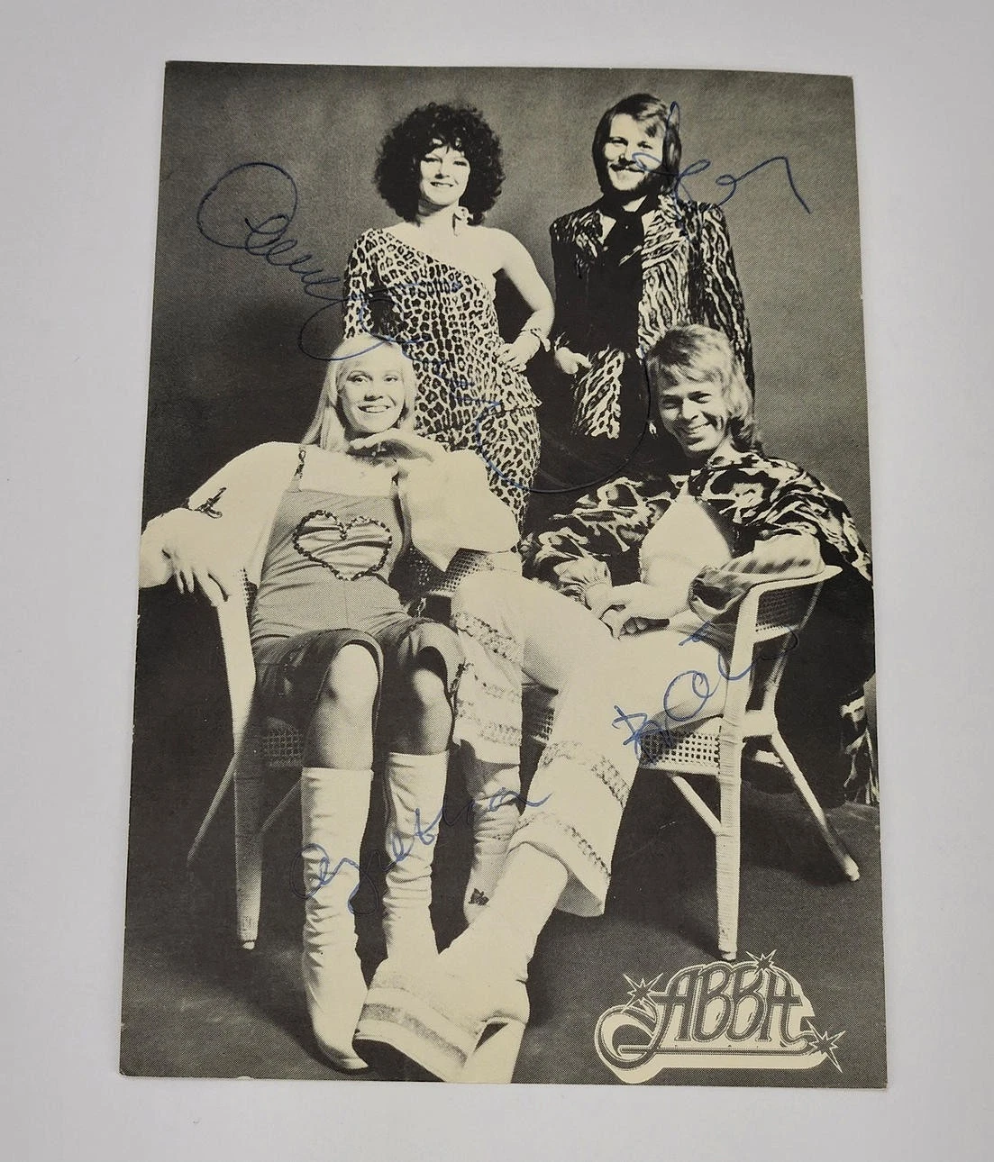 ABBA Björn, Benny, Agnetha and Anni-Frid Signed