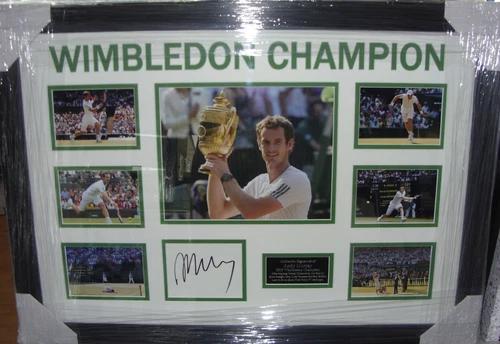 Andy Murray Signed Montage