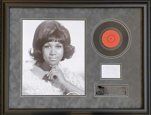 Aretha Franklin Queen of Soul Signed Montage