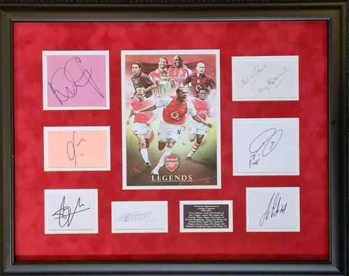 Arsenal Legends Signed Montage