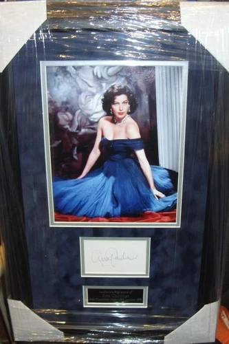 Ava Gardner Vintage Signed Montage