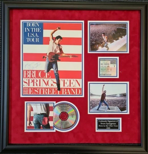 Bruce Springsteen Signed Programme Montage