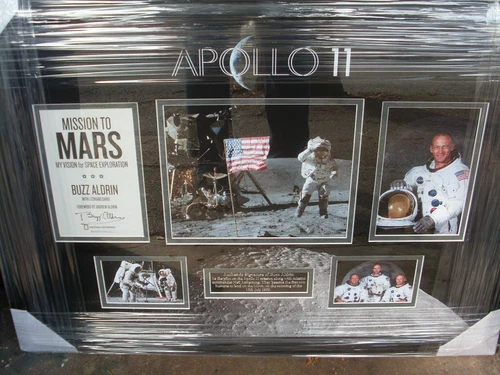 Buzz Aldrin Apollo 11 Man on the Moon 50th Anniversary Signed Montage