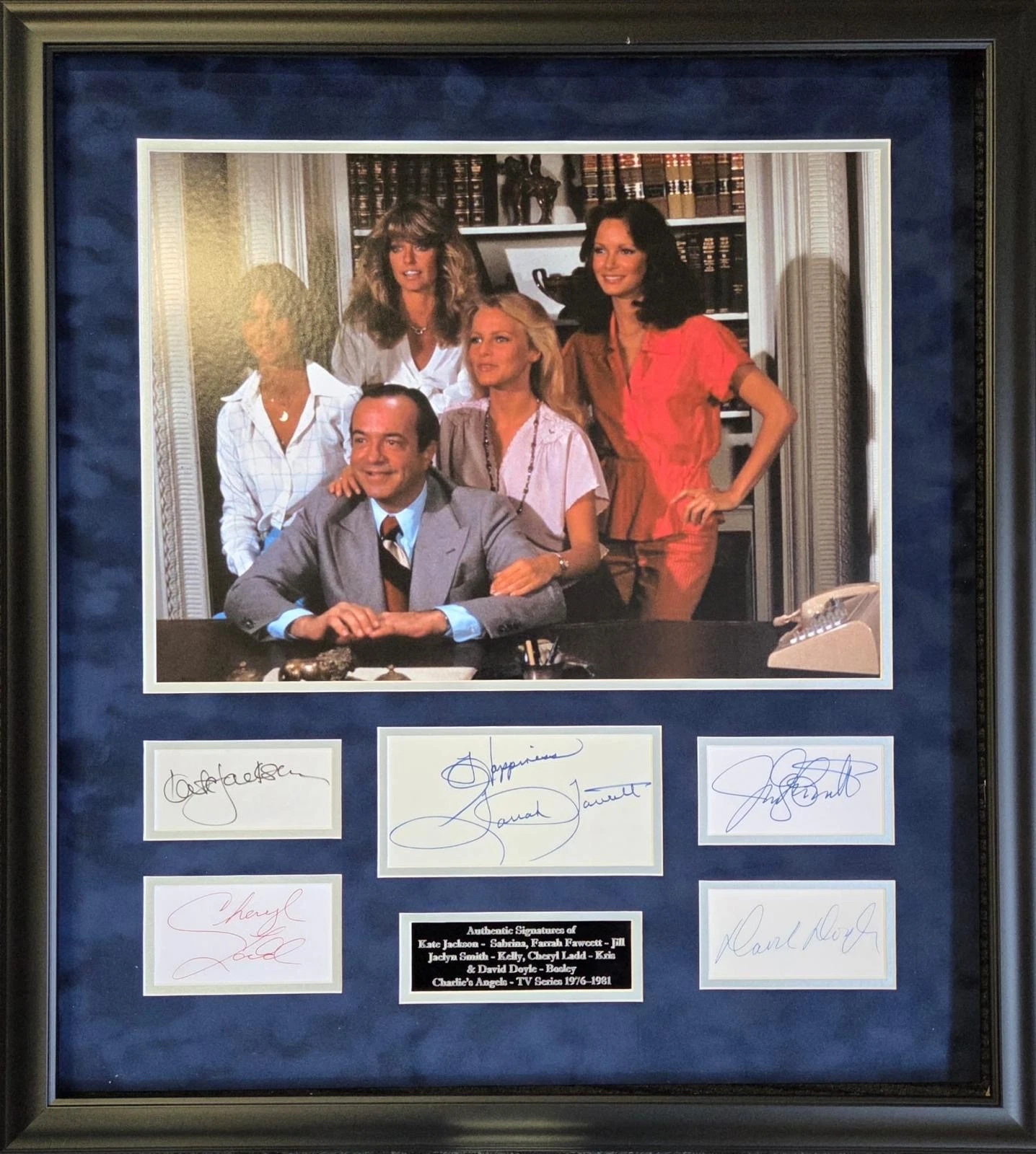 Charlie's Angels – Full Cast Signed Montage