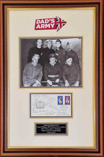 Dad's Army - Lowe, Le Mesurier, Dunn, Ridley, Lavender Cast Signed