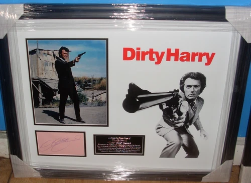 Clint Eastwood Dirty Harry Signed Montage