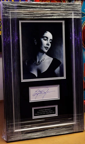 Elizabeth Taylor Vintage Signed Montage