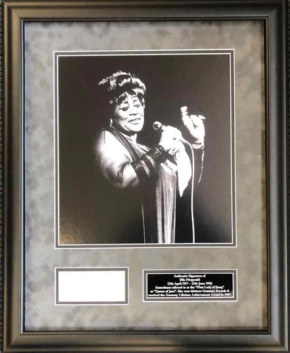 Ella Fitzgerald Signed Montage