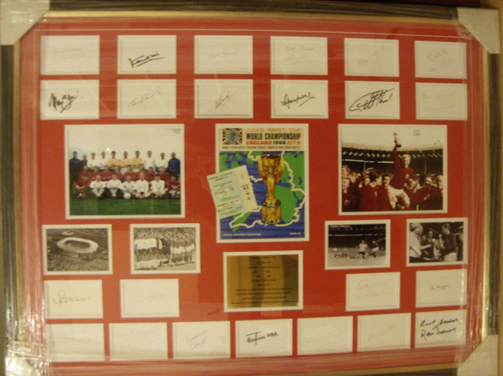 England 1966 World Cup Winners Signed Montage (Full Squad)