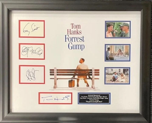 Tom Hanks, Robin Wright, Gary Sinise, Sally Field Forrest Gump Signed