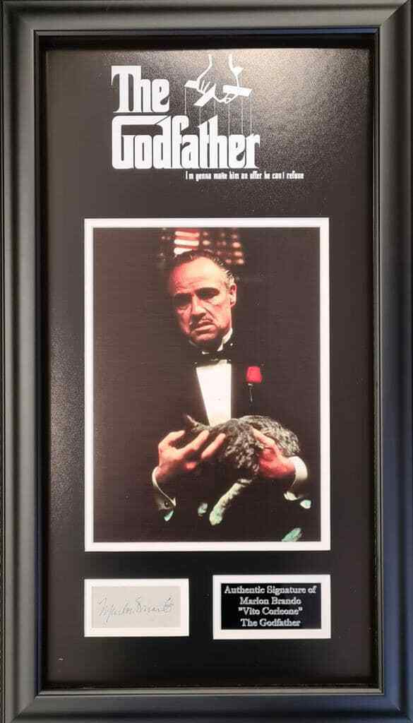 The Godfather – Marlon Brando Signed Display