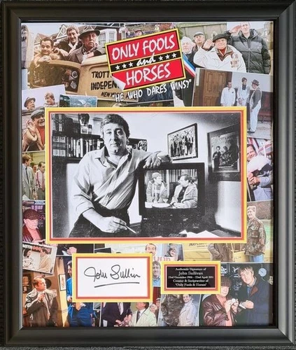 John Sullivan Only Fools and Horses Creator Signed Montage