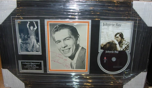 Johnnie Ray Signed Montage