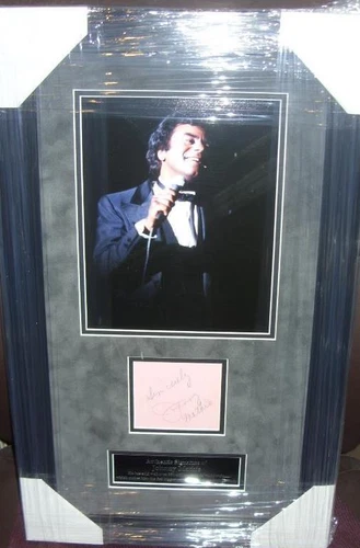 Johnny Mathis Signed Montage