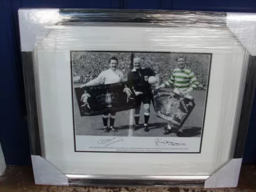 Billy McNeill and Dave Mackay Signed Montage