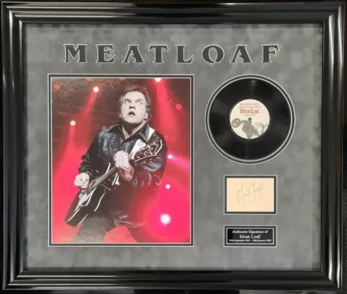 Meat Loaf Signed Montage