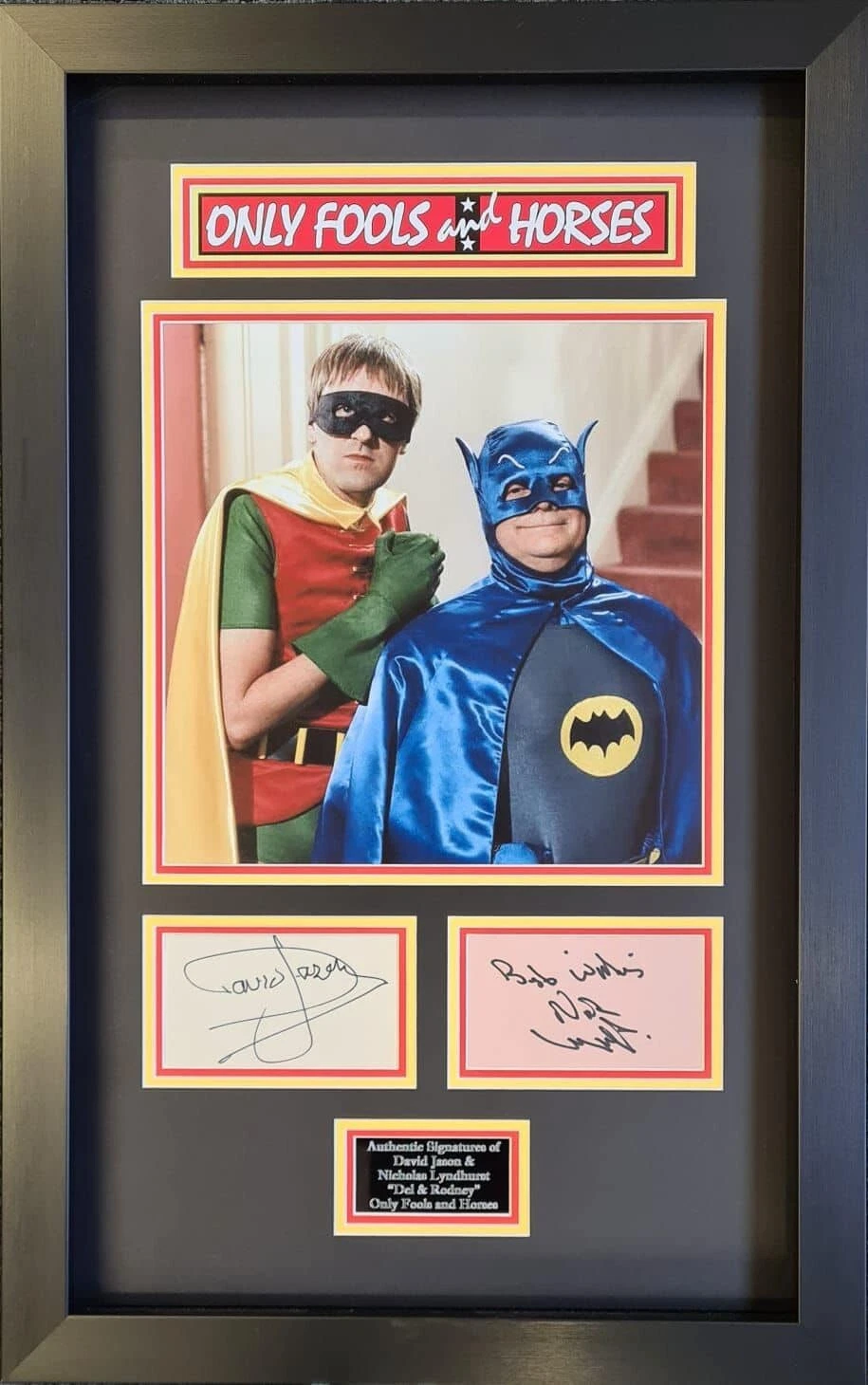 Only Fools and Horses – David Jason & Nicholas Lyndhurst Signed Montage