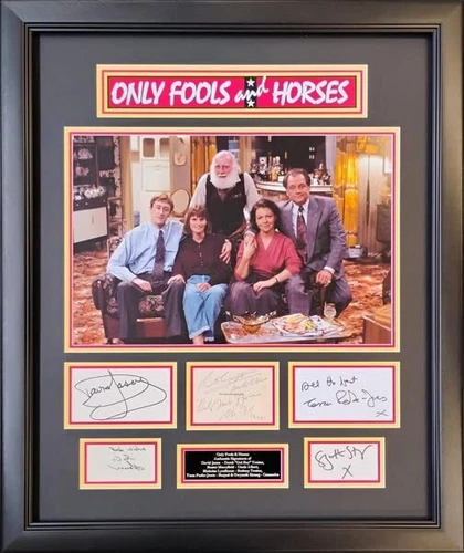 Only Fools and Horses Five Cast Signed Montage