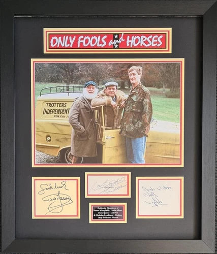 David Jason, Nicholas Lyndhurst, Buster Merryfield OFAH Signed
