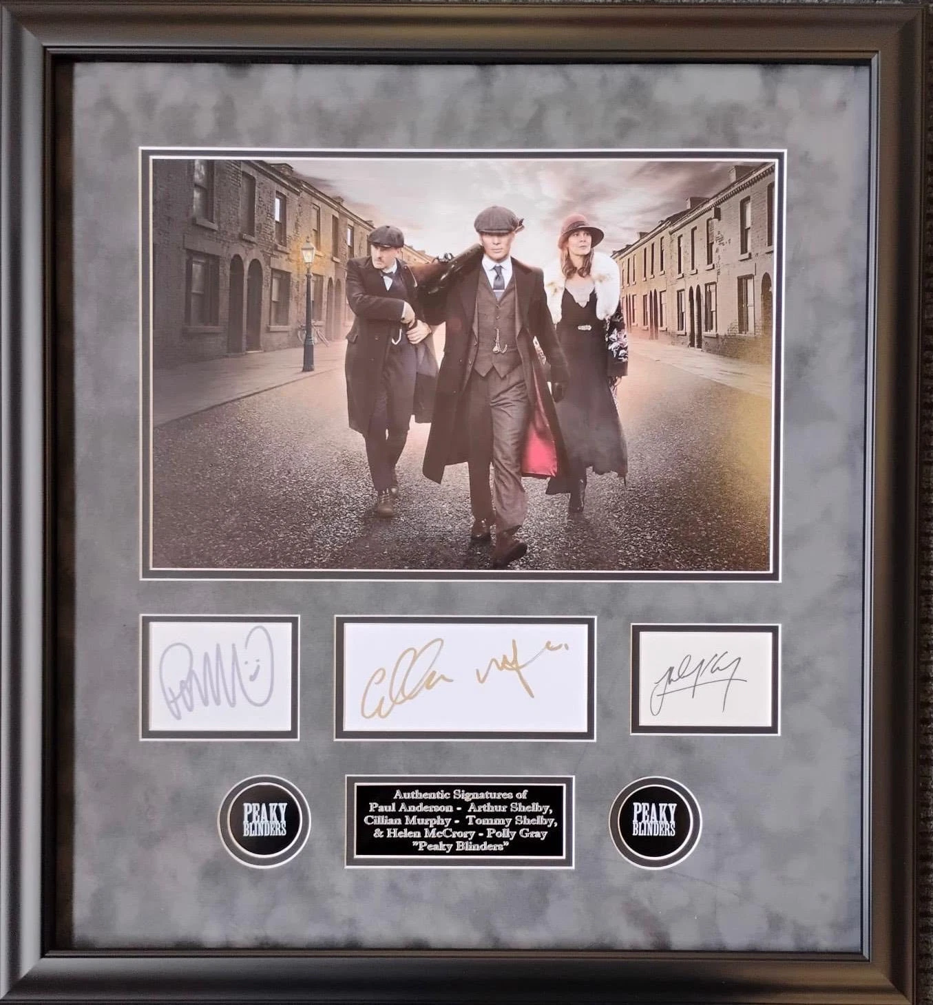 Cillian Murphy, Helen McCrory, Paul Anderson Peaky Blinders Signed