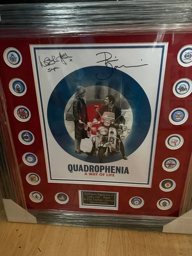 Phil Daniels and Leslie Ash Quadrophenia Signed Montage