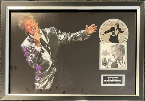 Rod Stewart Signed Montage