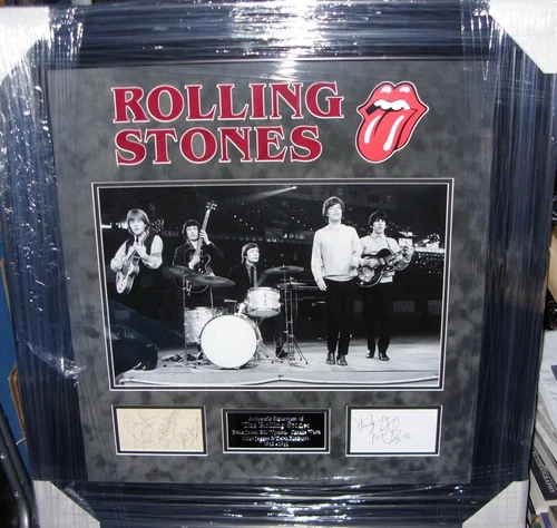 The Rolling Stones Signed Montage