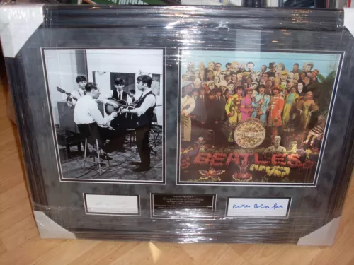 George Martin & Peter Blake Sgt Pepper's Signed Montage