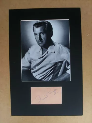 Stewart Granger Vintage Signed Montage