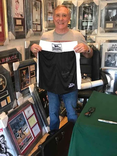 John H. Stracey Signed Lonsdale Shorts