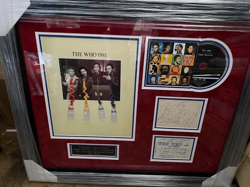 The Who Signed Montage - Daltrey, Townshend, Entwistle, Jones