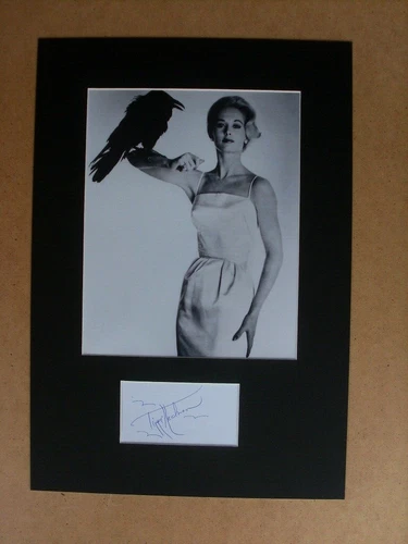 Tippi Hedren Vintage Signed Mount - 'The Birds'
