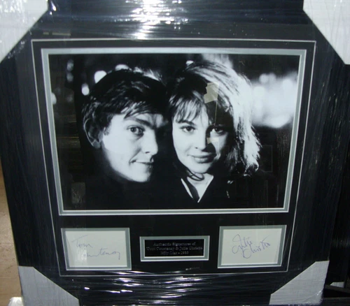Tom Courtenay and Julie Christie Billy Liar Vintage Signed Montage