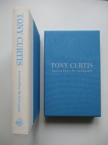Tony Curtis Signed Hardback Autobiography Book