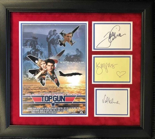 Top Gun Signed Montage - Tom Cruise, Kelly McGillis, Val Kilmer